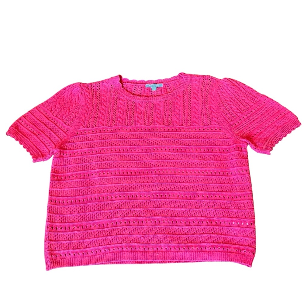 Draper James Pink Knit Top